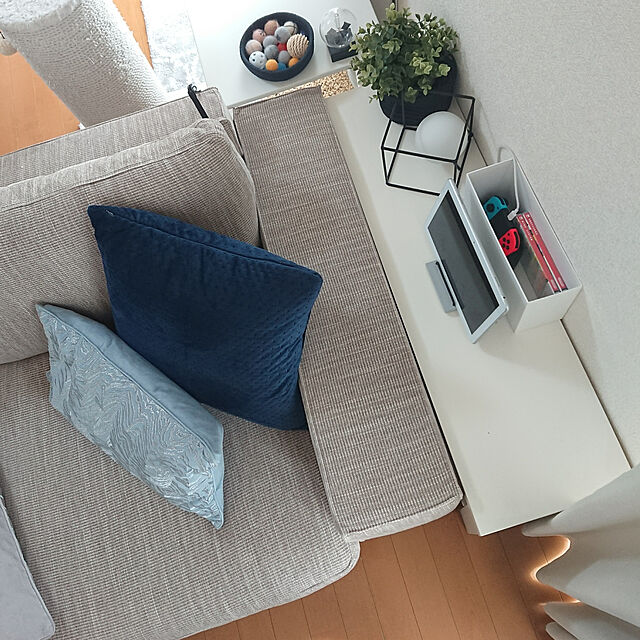maikyのイケア-IKEAバスケット2点セットNORDRANAグレー送料￥750!代引き可の家具・インテリア写真