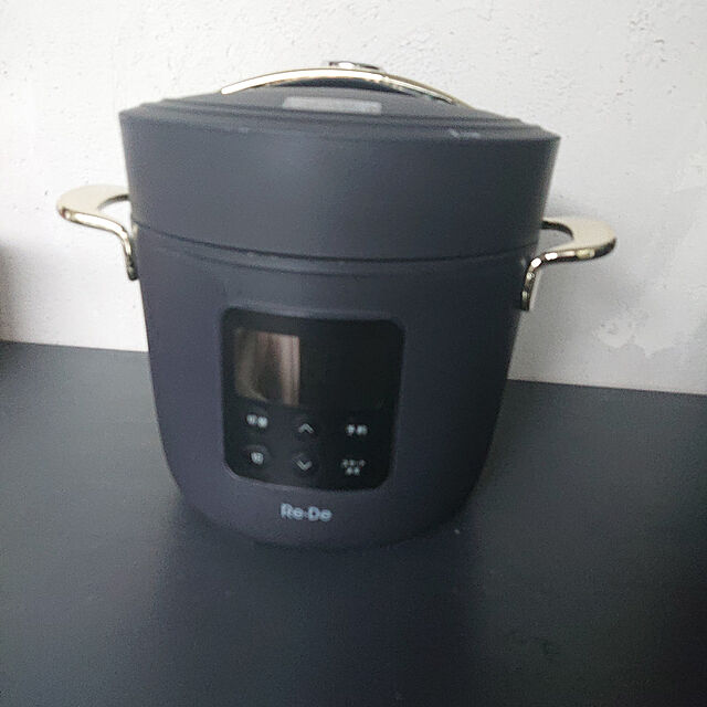 リデポット　Re・De Pot　電気圧力鍋　2L　ブラック