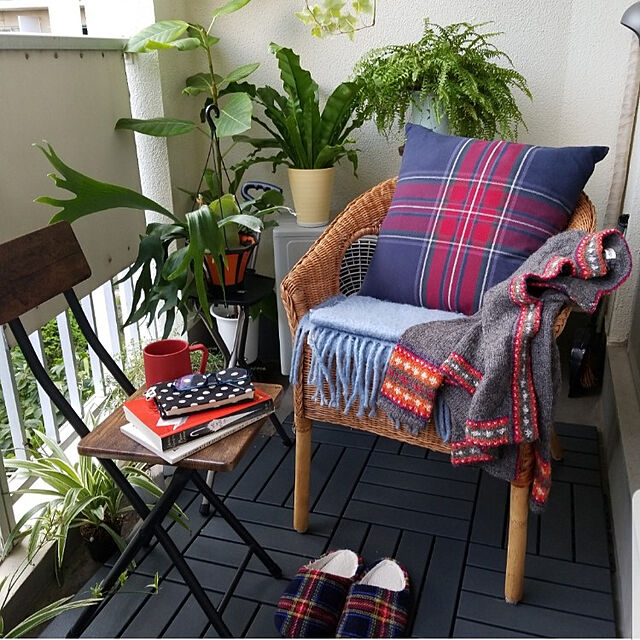kikiのイケア-RUNNEN ルッネン フロアデッキ 屋外用の家具・インテリア写真