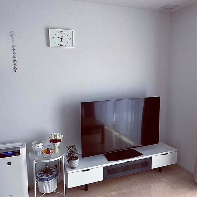 Mikiの無印良品-無印良品 駅の時計 白 幅315×奥行43×高さ225mm 82928501/MJ-WCJS1の家具・インテリア写真