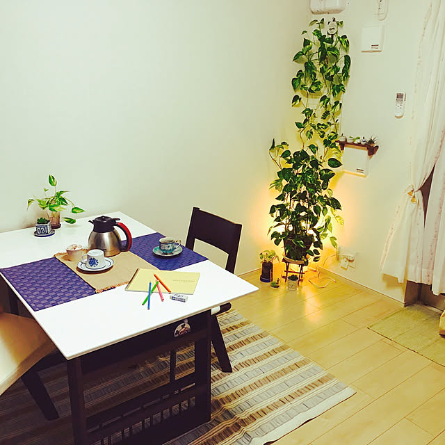 Kimikoのニトリ-伸長式ダイニングテーブル(ピア3) の家具・インテリア写真
