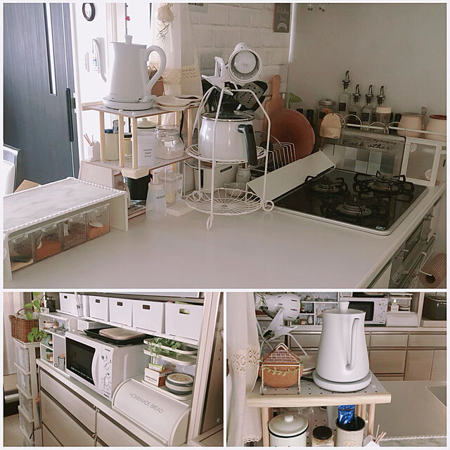 hiroのアイリスオーヤマ(IRIS OHYAMA)-アイリスオーヤマ 電気ケトル ドリップ式 600ml アンティーク調 ホワイト IKE-C600-W 節電対策の家具・インテリア写真