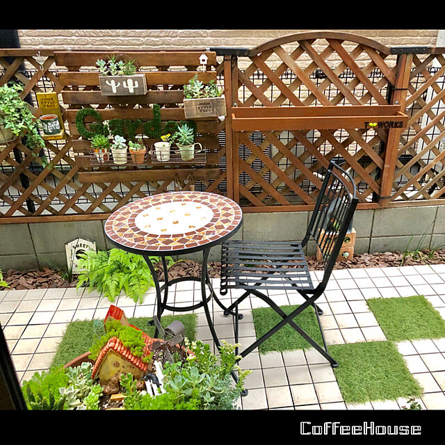 CoffeeHouseのニトリ-モザイクテーブル(QJF181341)  『玄関先迄納品』の家具・インテリア写真