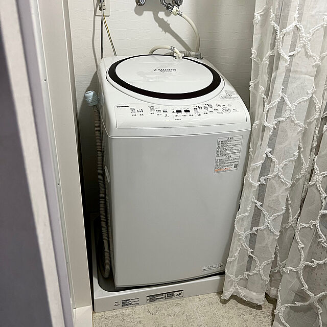 reeの-（標準設置料込）洗濯機　8kg　東芝 AW-8VM2-W 東芝 8kg 洗濯乾燥機　グランホワイト TOSHIBA ZABOON [AW8VM2W]の家具・インテリア写真