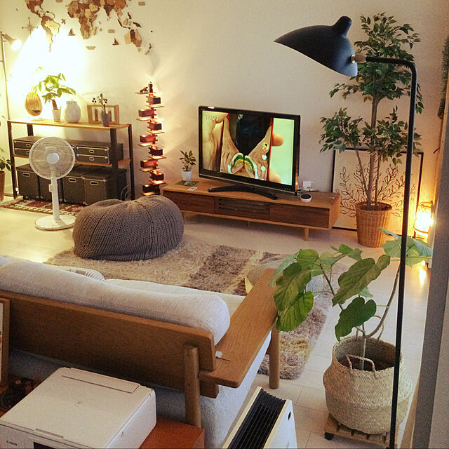 takeakiの-DAIVA フランク・ロイド・ライト タリアセン2 フロアーライト (Highタイプ) 照明 ランプ フランクロイドライト TALIESIN2 デザイナーズ家具の家具・インテリア写真