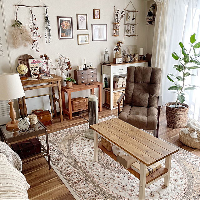 sakuraのニトリ-高座椅子 ハイタイプ(H オルガン3 BRXNA) の家具・インテリア写真