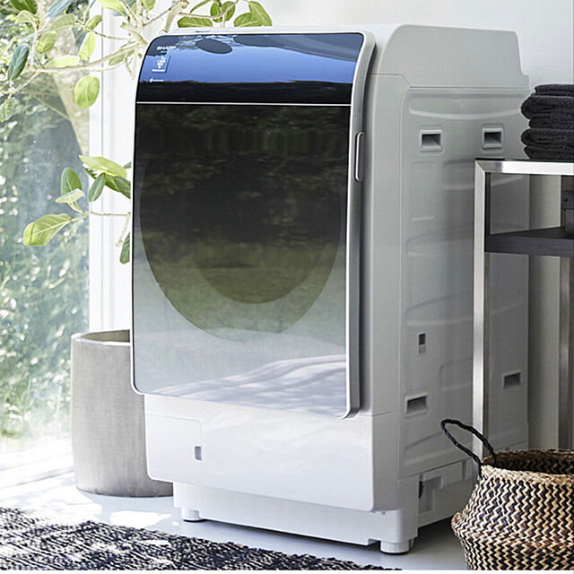 HULAの-シャープドラム式洗濯乾燥機 COCORO WASH洗濯11kg・乾燥6kg ES-W114-SR（右開き）の家具・インテリア写真
