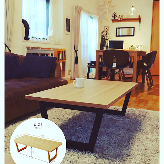 mariの-チェアー ブルチーノ BK 組立状態 組立式の家具・インテリア写真