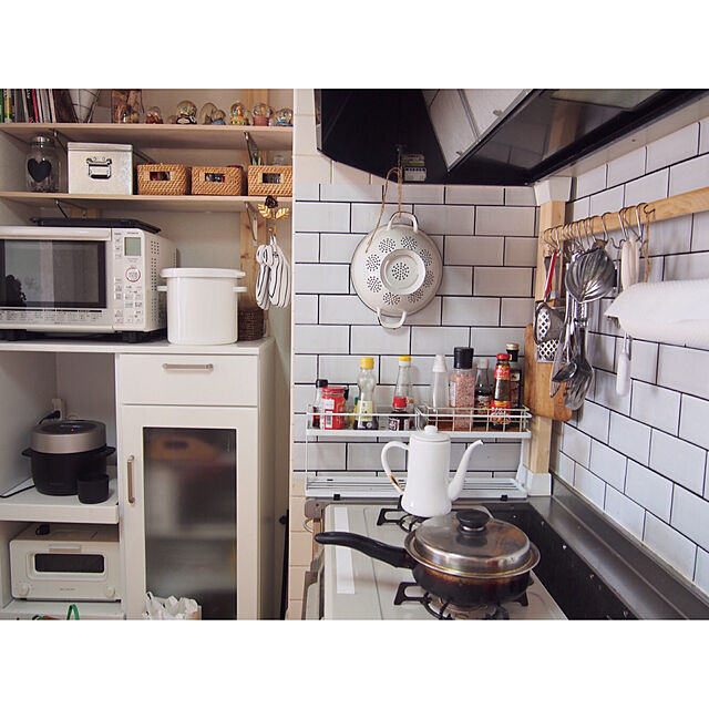 makigonの野田琺瑯-野田琺瑯 ラウンドストッカー 18 21 24 27cm シールふた付き ホワイトシリーズの家具・インテリア写真