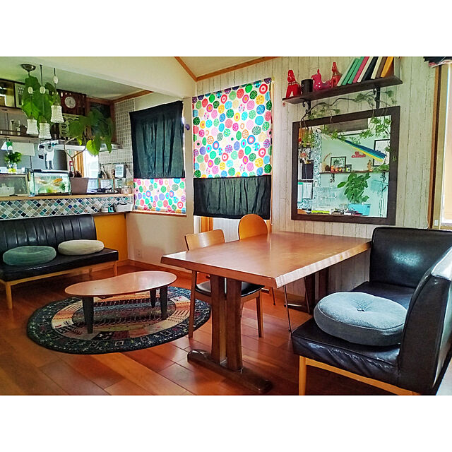 Miponappoの萩原-【全10色】インド綿 フロアラウンドクッションの家具・インテリア写真