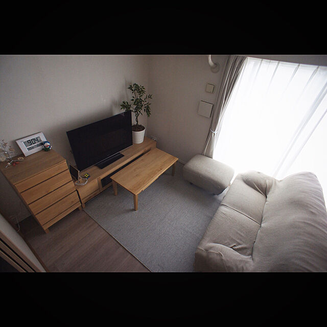 Rayuの-テレビ台 テレビボード ローボード TVボード TV台 アルダー材 自然塗装 国産 完成品 北欧スタイル be-natuの家具・インテリア写真
