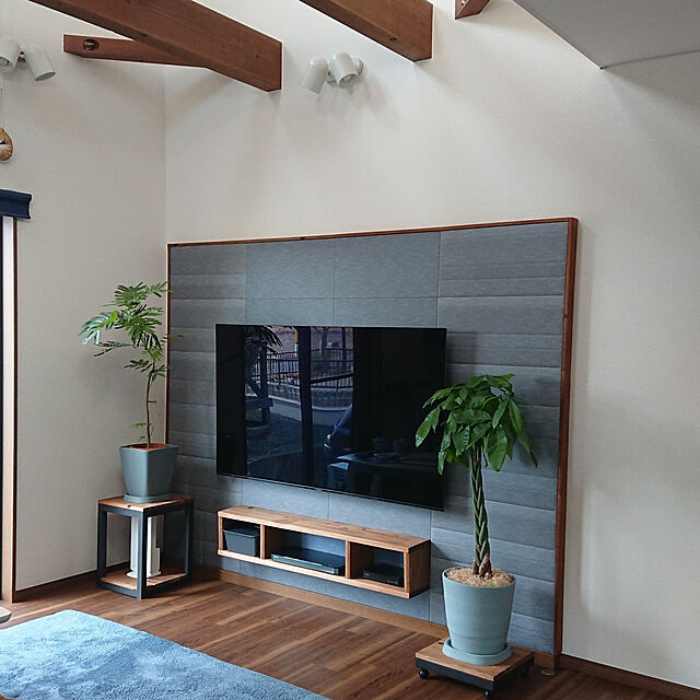 taka-kiのグラムスタイル-グラムスタイル ラグ カーペット 極厚 30mm 洗える 撥水 1.5畳 130x190cm 防音 滑り止め 床暖房 対応 ネイビーの家具・インテリア写真
