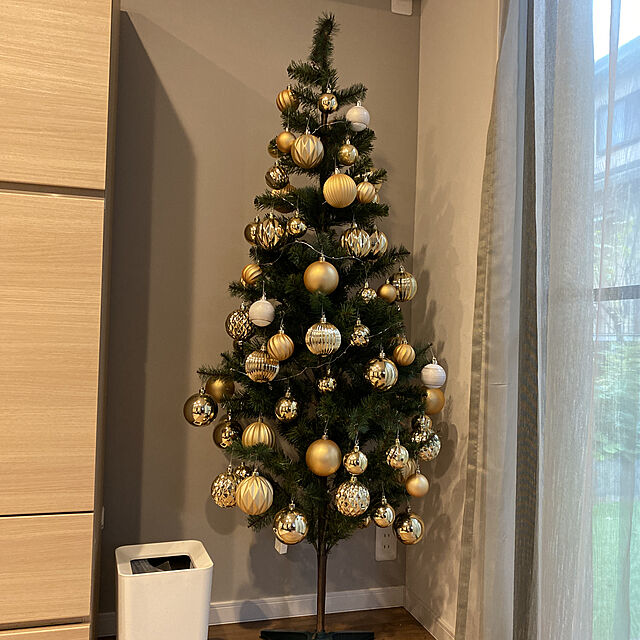 mnyaのイケア-IKEA イケア クリスマスツリー 人工樹 室内 屋外用 グリーン 150cm m70498162 VINTER 2021 クリスマスの家具・インテリア写真