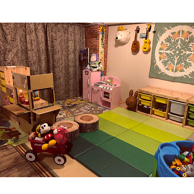 sachikoの-コストコ KidKraft キッドクラフト ピンク レトロ キッチン ＆ 冷蔵庫 ままごと #53160 COSTCOの家具・インテリア写真