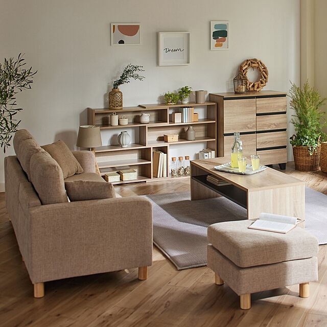 Simple-Styleのアイリスオーヤマ-リビングテーブル LTB-1190Wの家具・インテリア写真