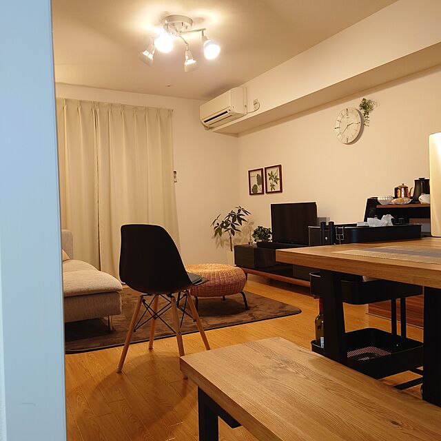 mugi_room999のイケア-SÖDERHAMN ソーデルハムン 3人掛けコンパクトソファ オープンエンドの家具・インテリア写真