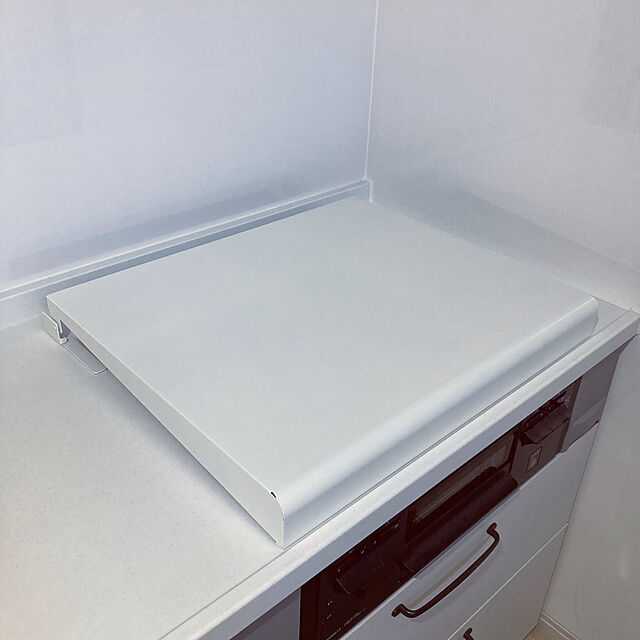 mouseの-コンロカバー 幅60cm用 システムキッチン用 スチール （ 日本製 レンジカバー ガスコンロカバー ガスレンジカバー ）の家具・インテリア写真