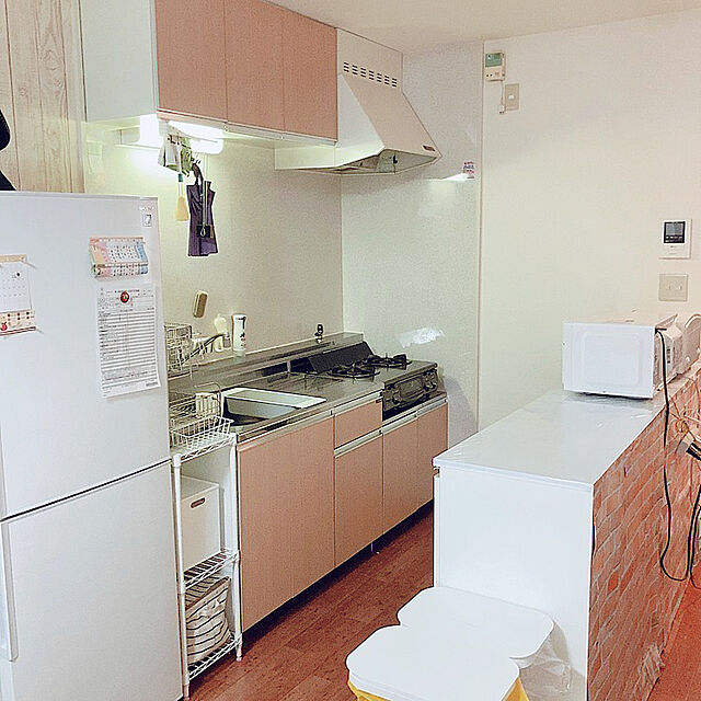 moguruのニトリ-レンジ台(フォルムN RE9090G WH） の家具・インテリア写真