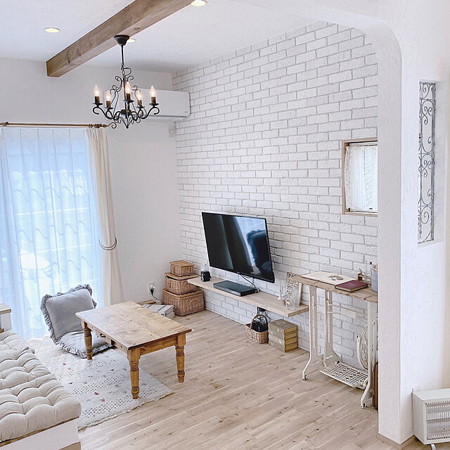 sayaの-カラン フロアチェア S（ブラウン） 【W570】の家具・インテリア写真