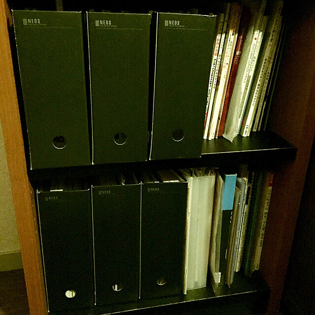 BUNCAのコクヨ(KOKUYO)-コクヨ ファイルボックス NEOS A4 2個セット ネイビー A4-NELF-DBX2の家具・インテリア写真