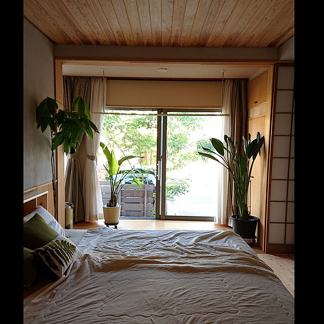 yamのニトリ-クッションカバー(IN ラフ GR) の家具・インテリア写真