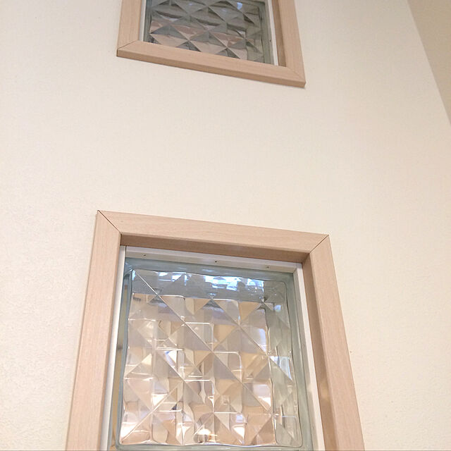 kisekihomeの-ガラスブロック デザイン2種類（クリアシリーズ） 190mm角×95mm厚の家具・インテリア写真