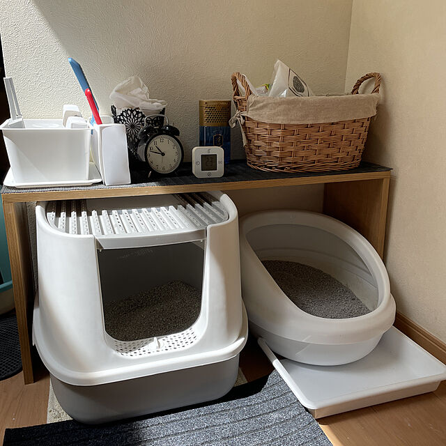 y_09khsm23の-ツードア 猫トイレ【325】/SR-TCT01-GYの家具・インテリア写真