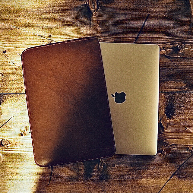 drip Leather MacBook Case 本革 PCスリーブケース MacBookPro/Air対応