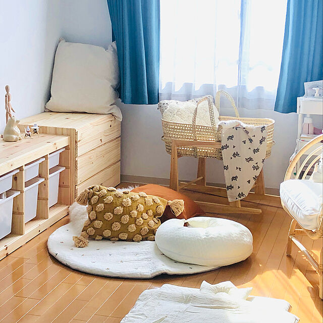demiの-洗える ベビー布団セット 5点 【イブル モロッカン】 イブル 綿100％ ふとん ベビー布団 シンプル かわいい 赤ちゃん 新生児 出産準備の家具・インテリア写真