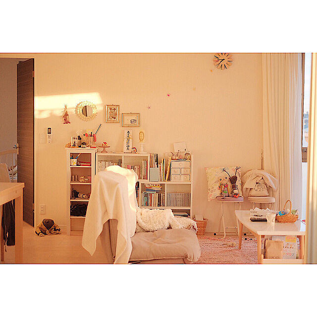 Sanaのスパイス-フローラルミラー　ラウンドSの家具・インテリア写真