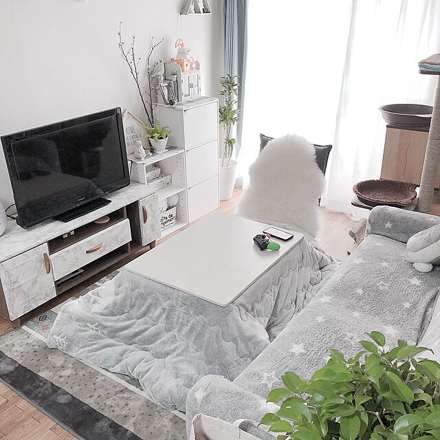 tina_sa_0のニトリ-アクセントマット(ムートンo IV) の家具・インテリア写真