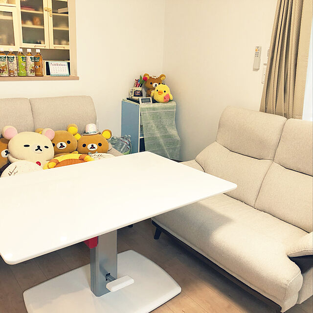 sakuraiのニトリ-2人用布張りソファ(コウテイ3 IV) の家具・インテリア写真
