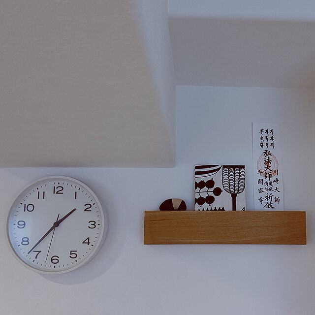 hihaの無印良品-【無印良品 公式】アナログ時計・大　ホワイト 型番：MJ−ACLW2の家具・インテリア写真