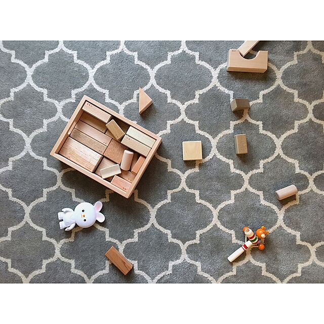 hikaのオークヴィレッジ-知育玩具 オークヴィレッジ ( Oak Village ) 寄木の積み木 ( 箱入 )の家具・インテリア写真