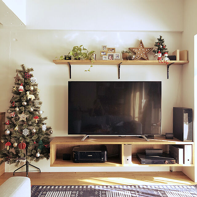 asumisaの-(studio CLIP/スタディオクリップ)クリスマスハーフツリー 150cm[CHRISTMAS 2019]/ [.st](ドットエスティ)公式の家具・インテリア写真