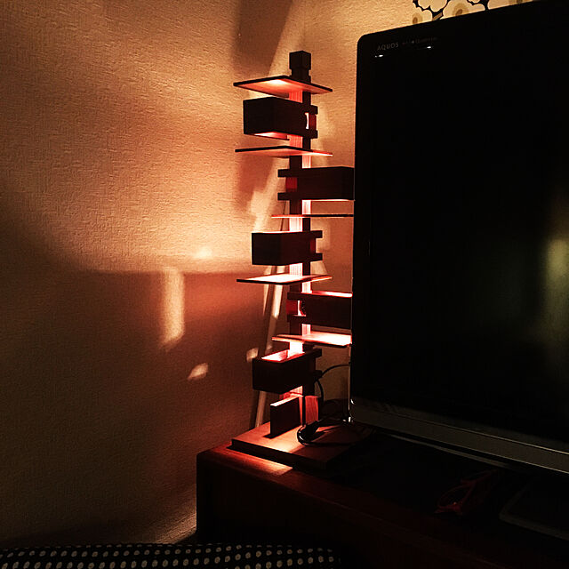 MayumiのYAMAGIWA-【即納】Frank Lloyd Wright（フランクロイドライト）テーブル照明 TALIESIN 3（タリアセン） BLACK EDITIONの家具・インテリア写真