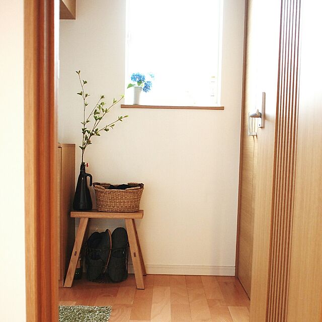 yunohaの無印良品-綿デニムインソールクッションスリッパ・Ｓ／ブルーの家具・インテリア写真
