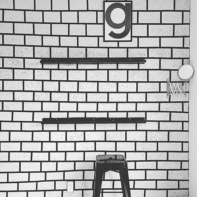 aika.h.m.kのイケア-【IKEA】イケア RIBBA アート用飾り棚、ブラック 20165995 55 cmの家具・インテリア写真
