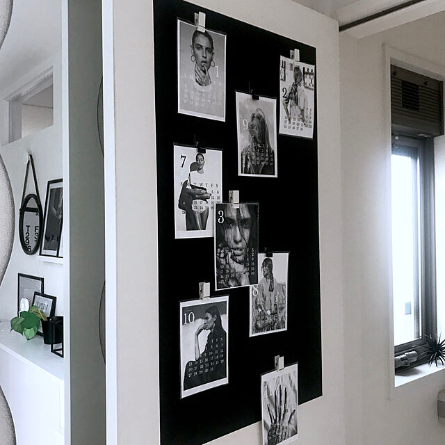 mikiのスリーエムジャパン株式会社-3M コマンド フック 壁紙用 フォトクリップ ブラック 2個 CMK-SC02の家具・インテリア写真