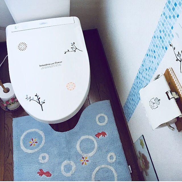 takakoのオカ-オカエトフ　トイレマット　約57×62cm　ベージュの家具・インテリア写真