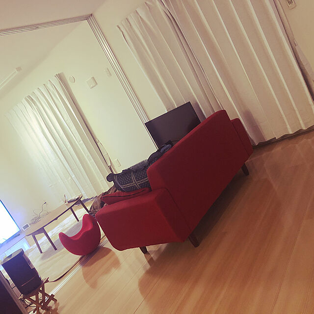 miのニトリ-遮光1級・遮熱・遮音カーテン(ディナ ホワイト 100X210X2) の家具・インテリア写真