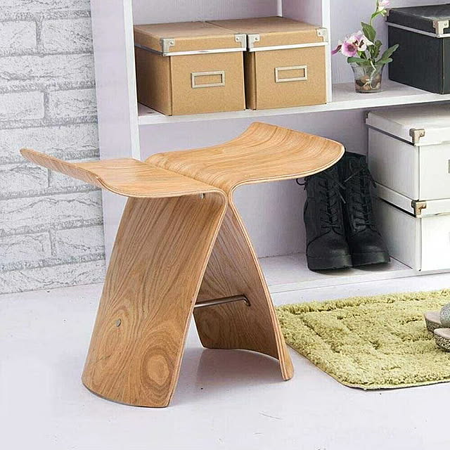 aiojapanの-バタフライスツール ブラウン リプロダクト品 ウッドチェア 木製チェア 木製スツール 木製椅子 木製イス スツール 椅子 イス 家具 ウッド チェアの家具・インテリア写真