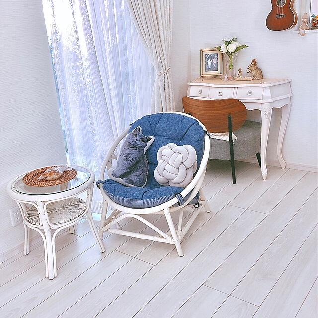 spica_mのニトリ-リラックスチェア(バハマNC WW) の家具・インテリア写真