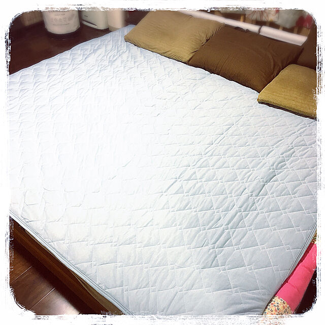 Natsuのニトリ-ぴったりニット枕カバー(BR 標準-大判サイズ) の家具・インテリア写真