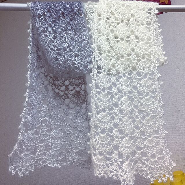 piyoの-シルクモヘアパルフェ 　　　ハマナカ　毛糸　編み物の家具・インテリア写真