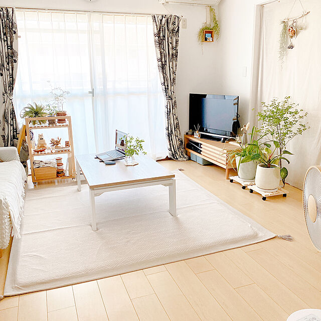 LOKKIの-テーブル リビング ロー おしゃれ センター 国産 日本製 大川家具 ロウヤ LOWYAの家具・インテリア写真