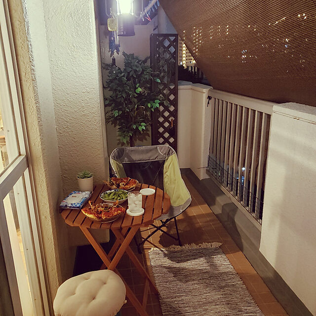 sanoaの-アカシアガーデン　テーブル / アカシア ガーデンテーブル 折りたたみ式 ベランダ デッキ ガーデンファニチャー 庭 *h0305の家具・インテリア写真