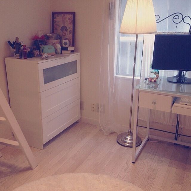 mamuのキリンビバレッジ-IKEA ARSTIDフロアランプ (701.638.66)の家具・インテリア写真