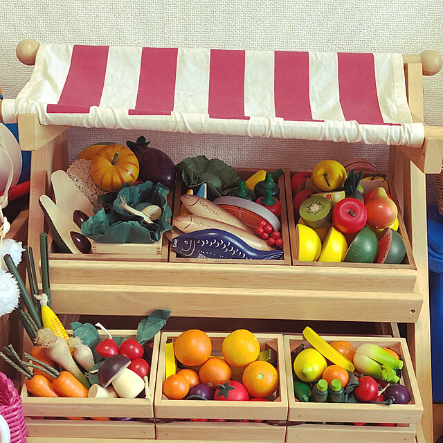 kotaの-エリツィ社（Erzi）ままごとキッチンさやえんどう（5個組）【おもちゃ歳から】【子どもお誕生日知育玩具プレゼントキッズ子供ゲーム木のおもちゃギフト出産祝い赤ちゃん男の子女の子】の家具・インテリア写真