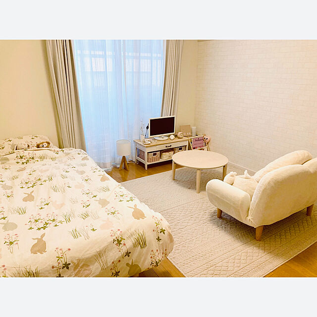 RIRIのニトリ-マルチすっぽりシーツ シングル(レプレ S) の家具・インテリア写真